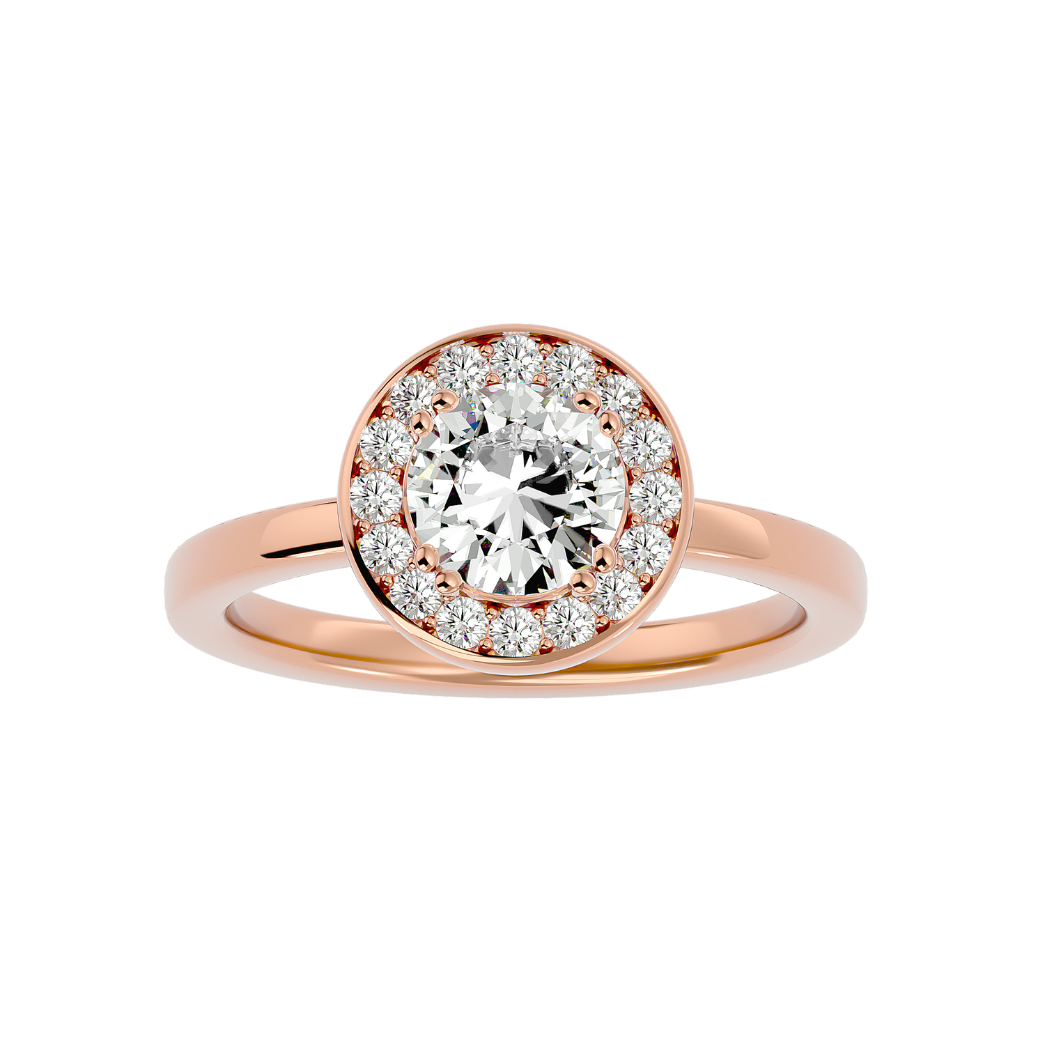 Millie Diamond Halo Ring