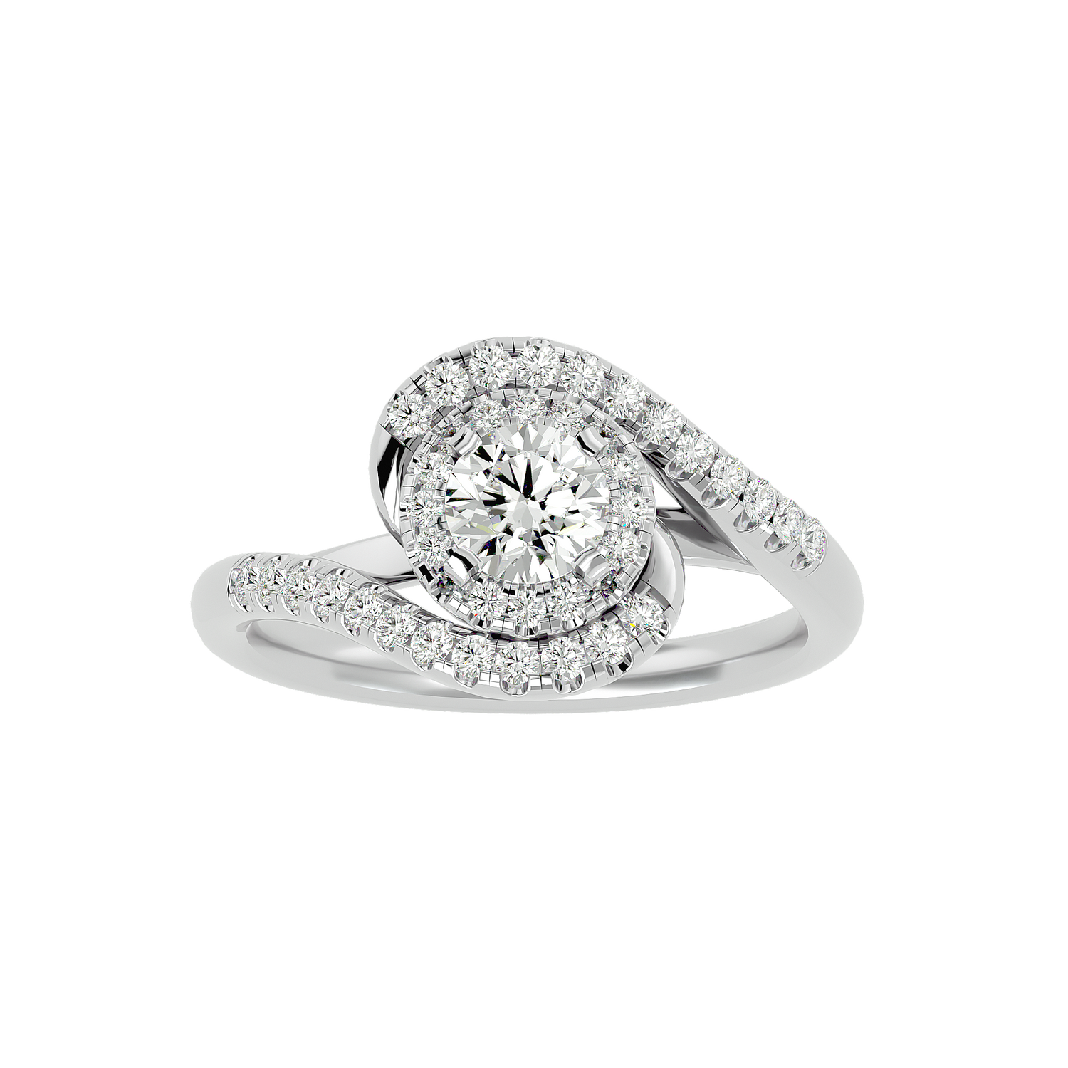Felicity Diamond Halo Ring