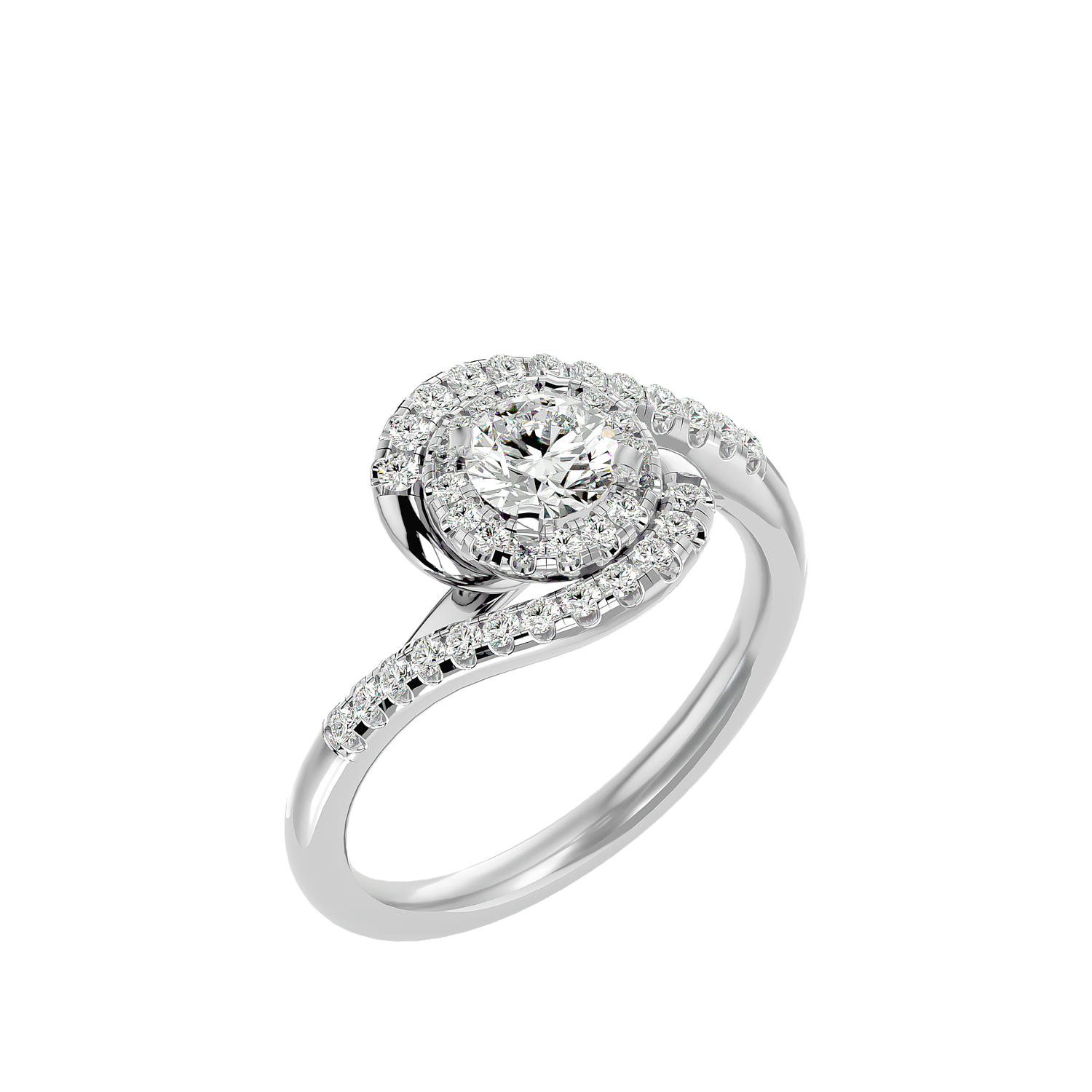 Felicity Diamond Halo Ring