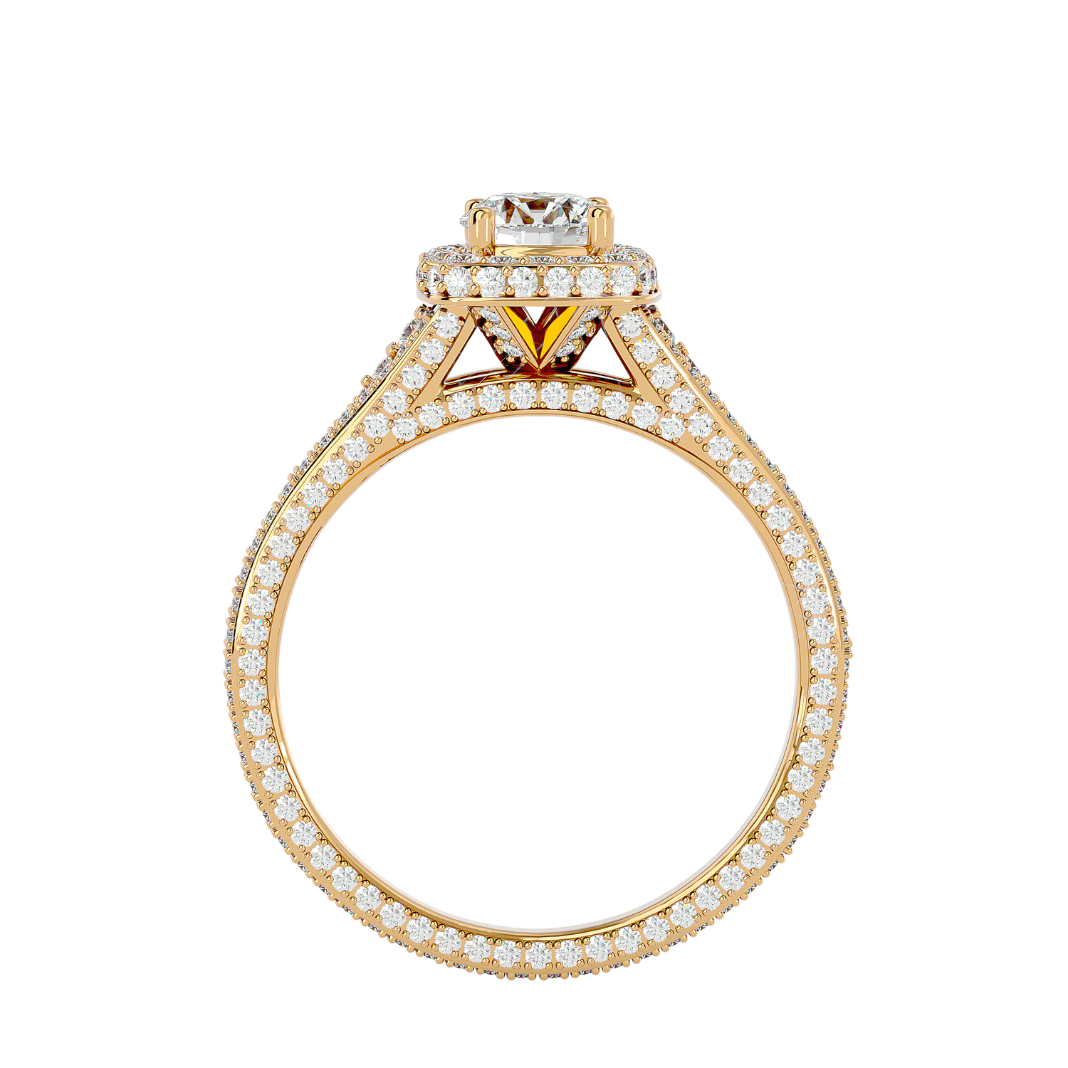 Nina Diamond Halo Ring