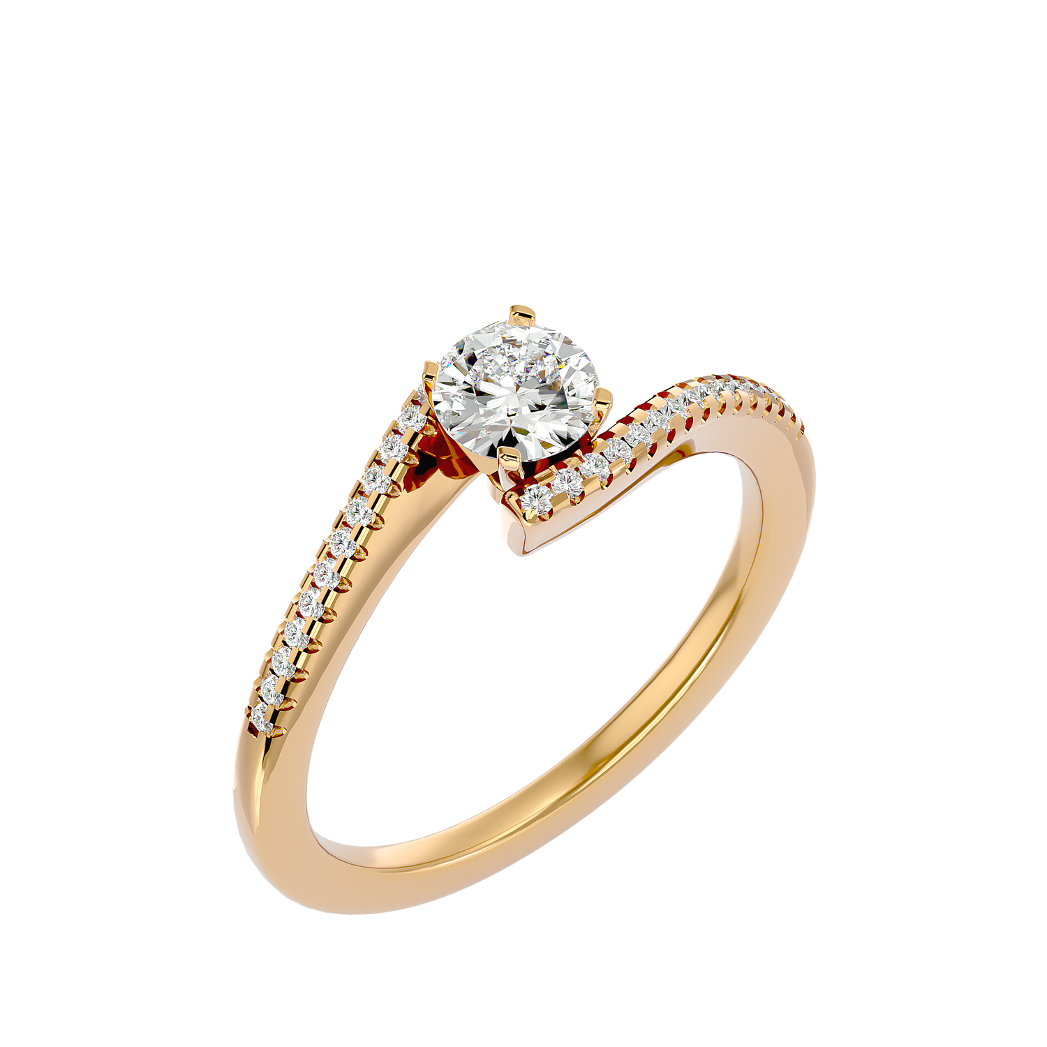 Allie Diamond Solitaire Ring