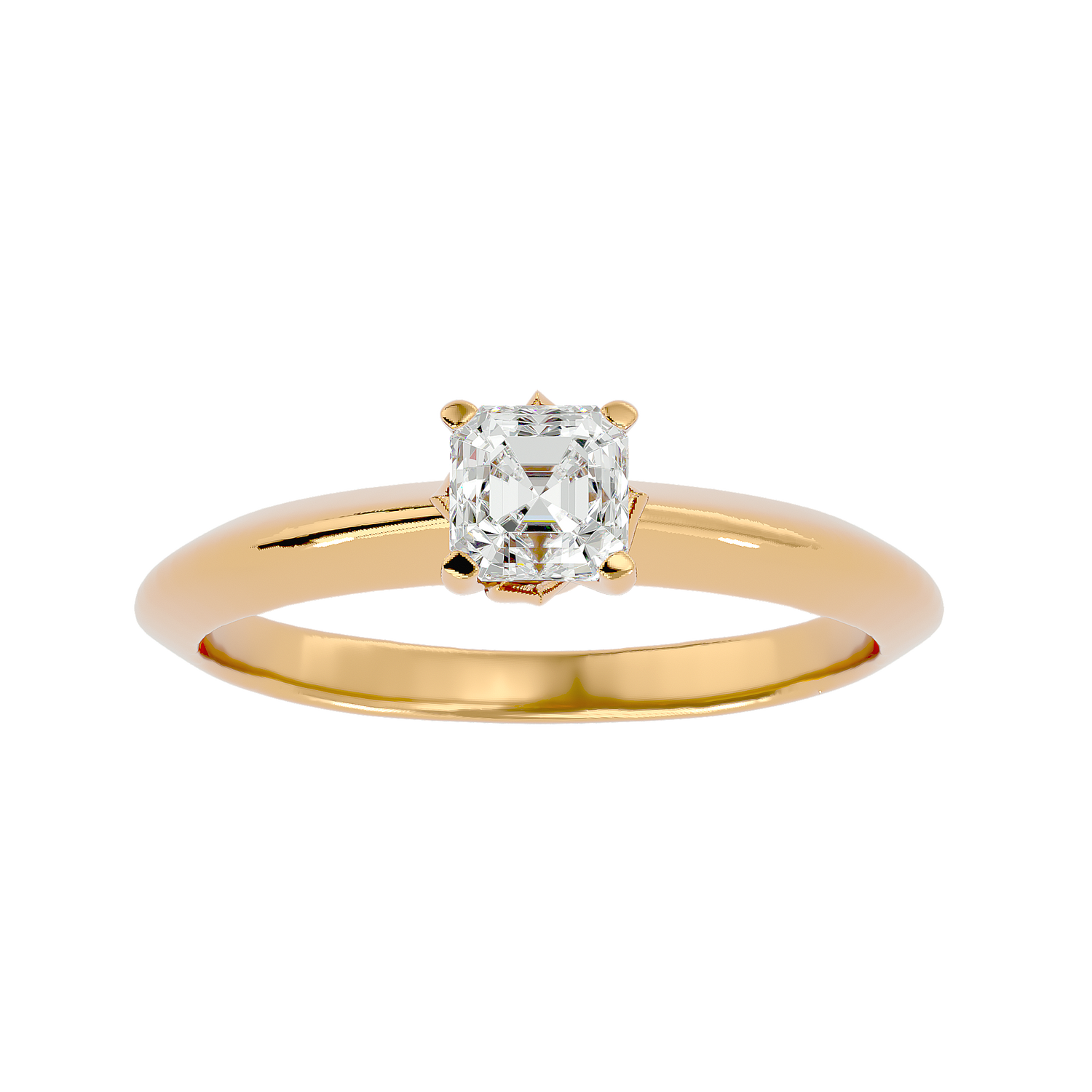 Evelynn Diamond Solitaire Ring