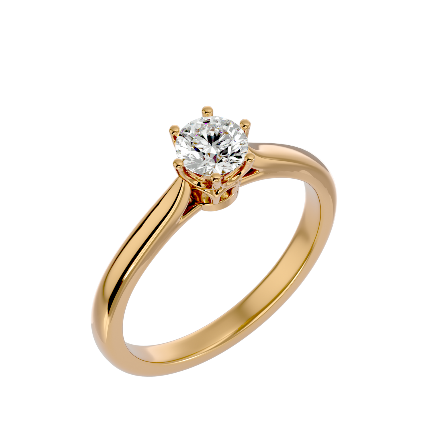 Talia Diamond Solitaire Ring