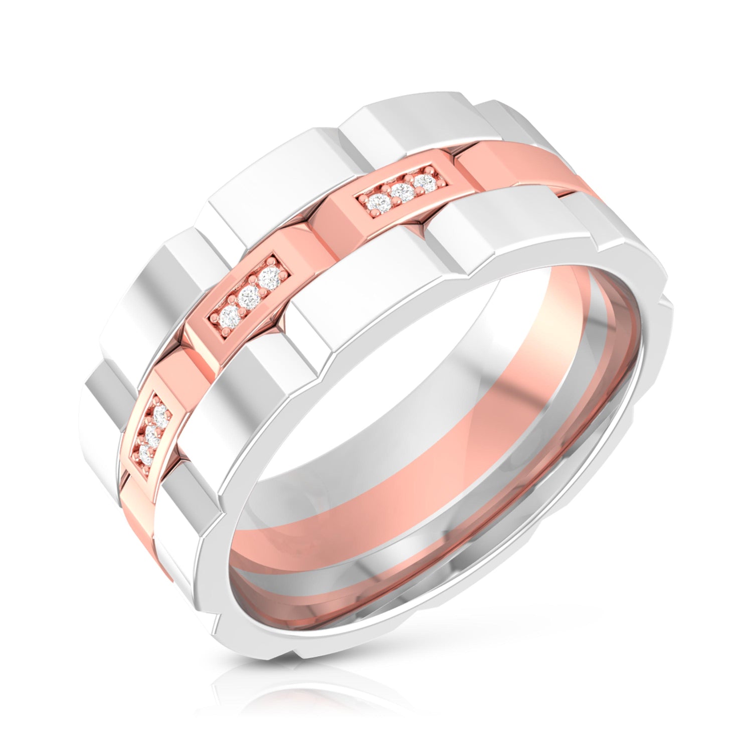 Emmeline Diamond Mens Ring