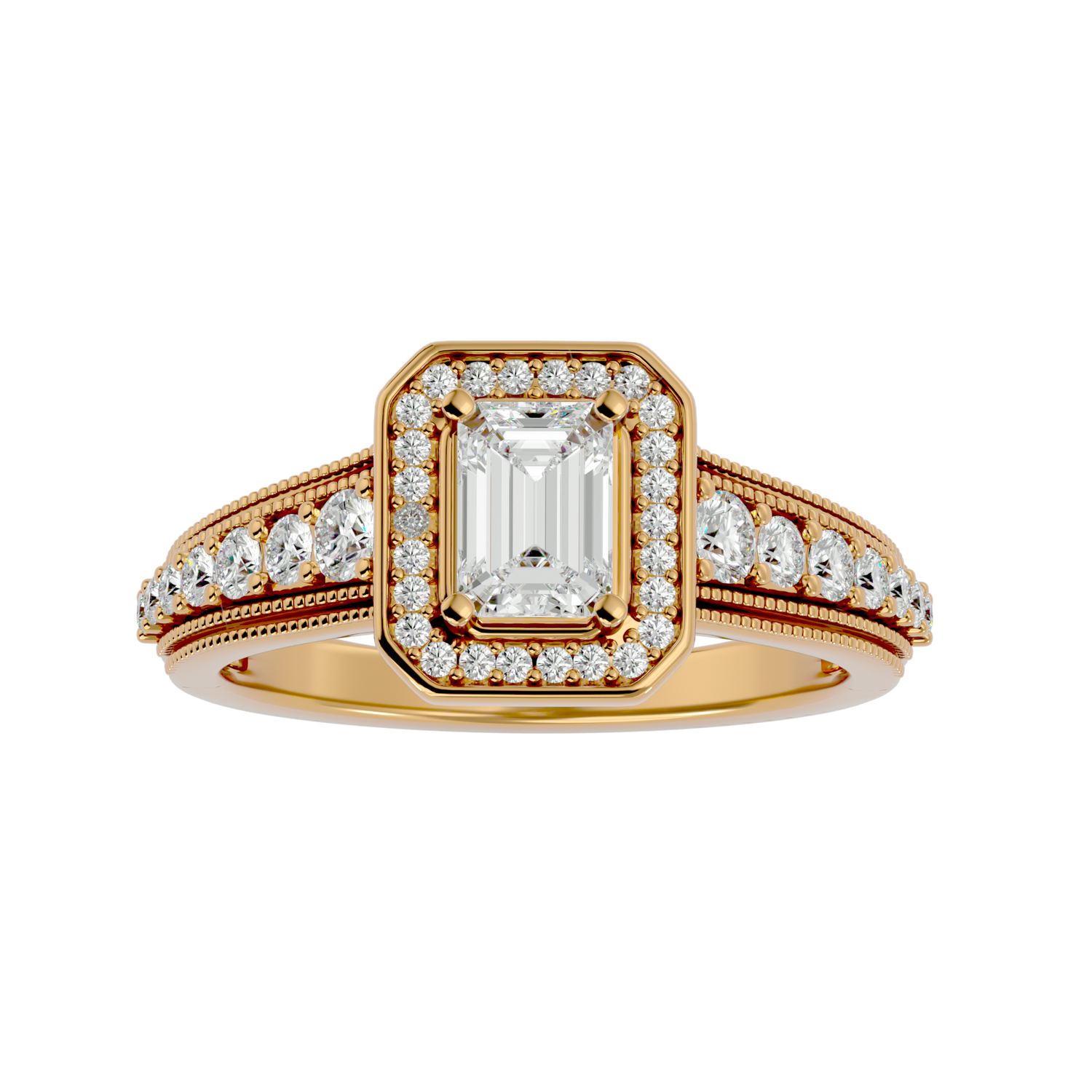 Phoenix Diamond Halo Ring