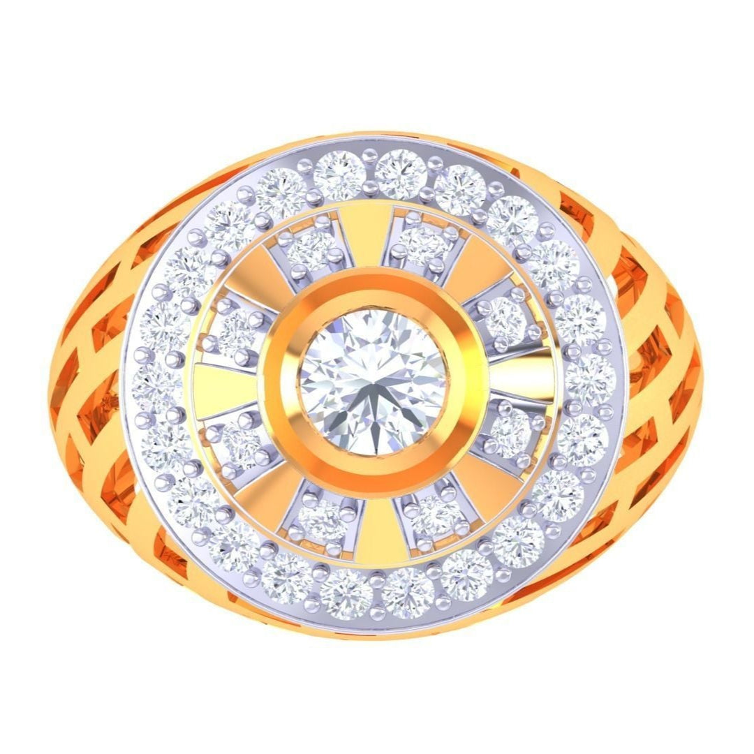 Alexandra Diamond Mens Ring