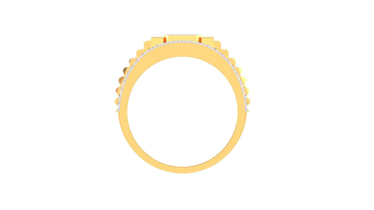 Caterina Diamond Mens Ring