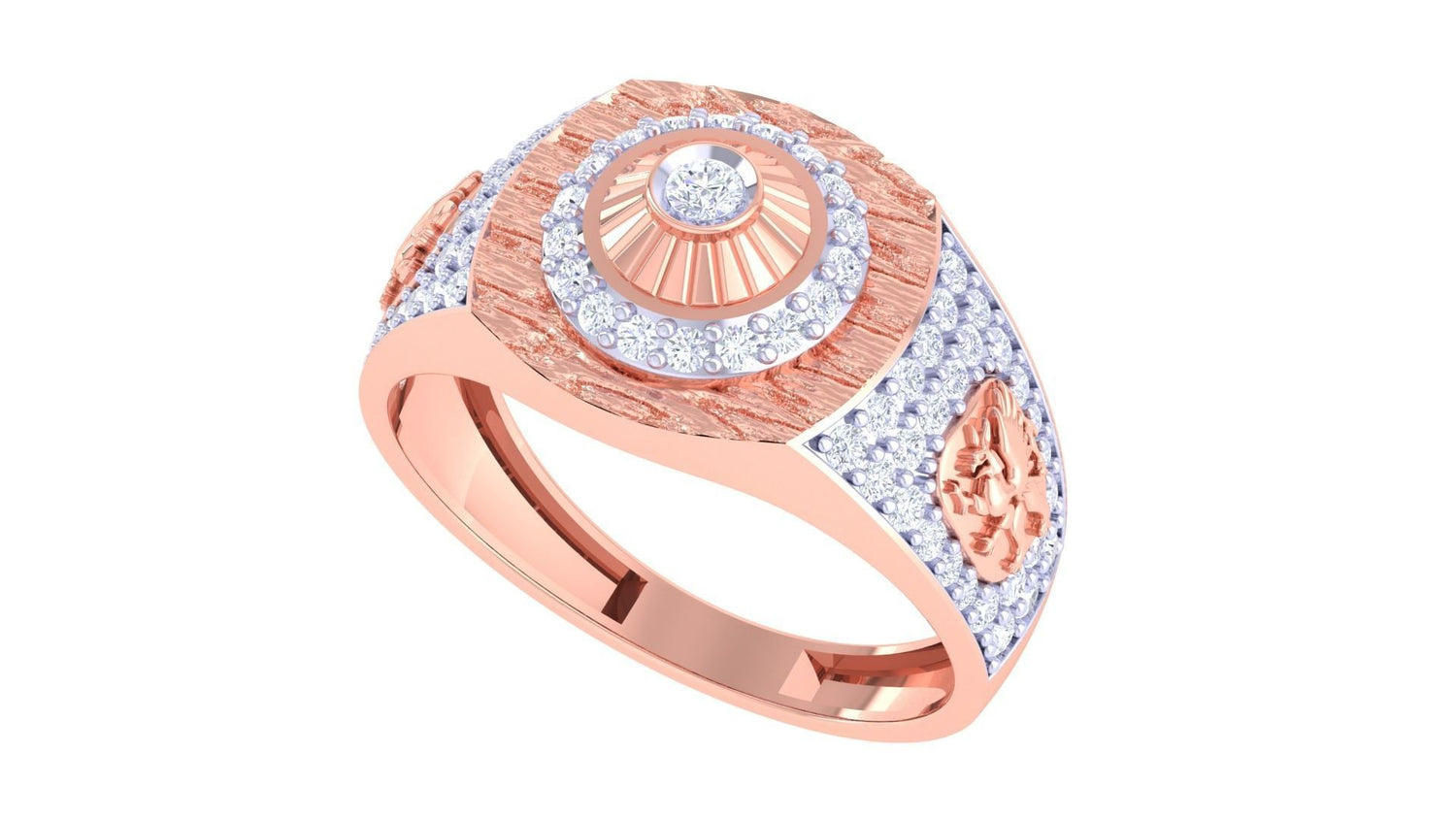 Bijou Diamond Mens Ring