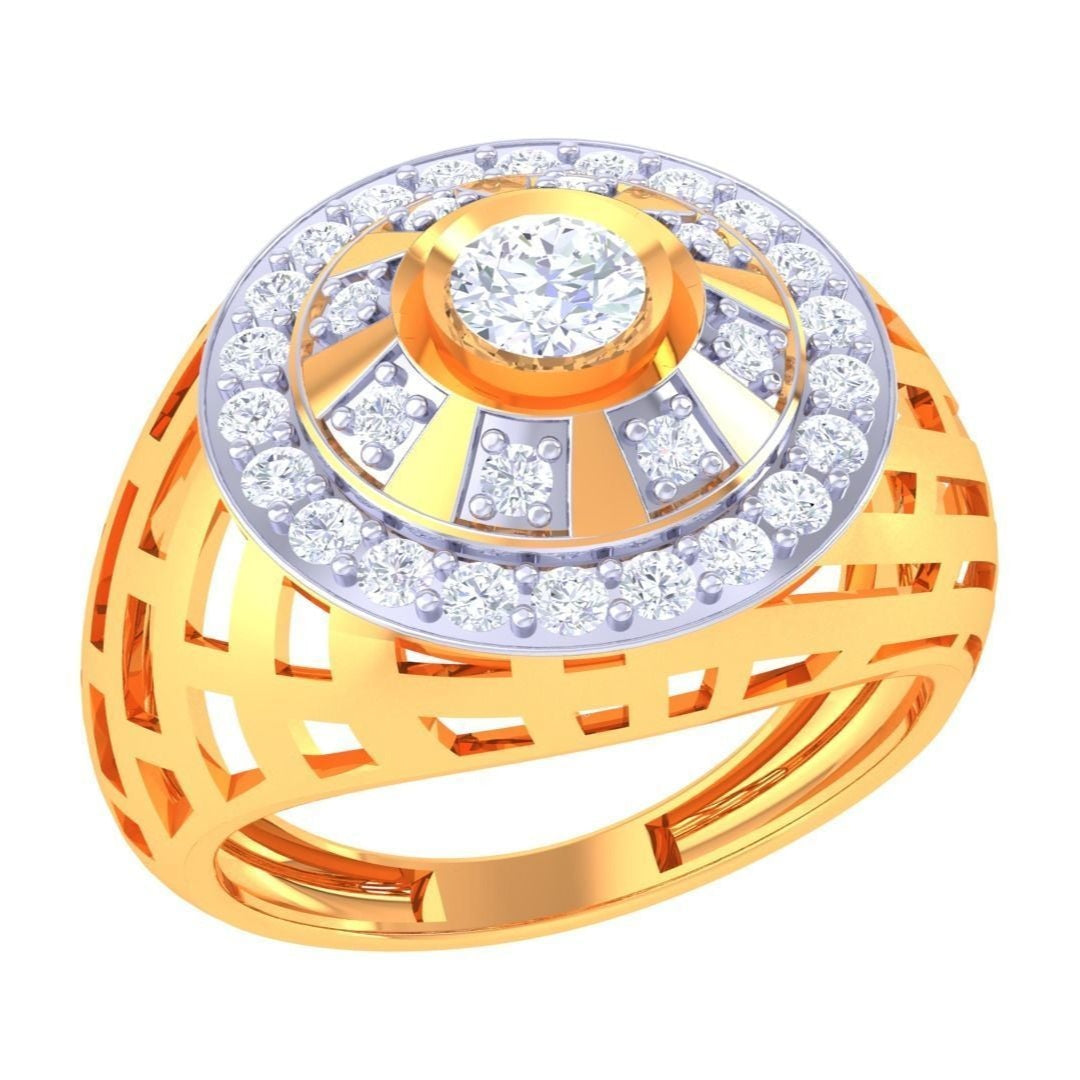 Alexandra Diamond Mens Ring