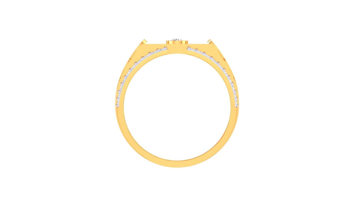 Lorelei Diamond Mens Ring