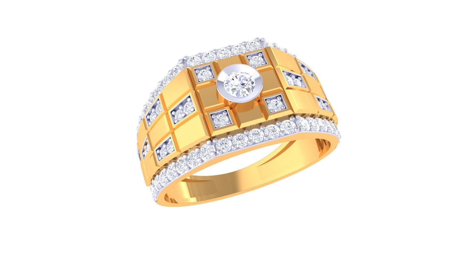 Imogen Diamond Mens Ring