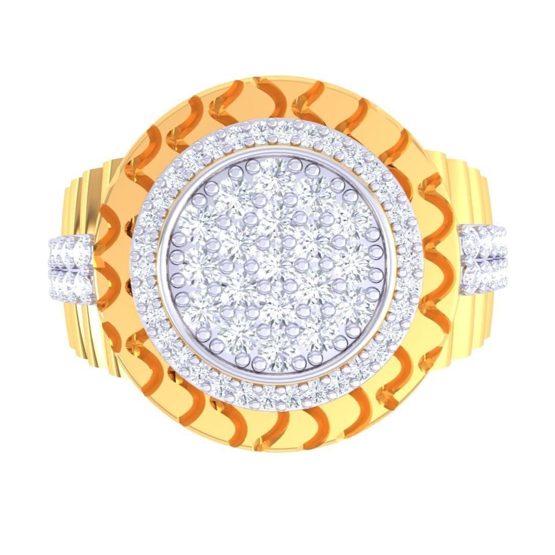 Cassandra Diamond Mens Ring