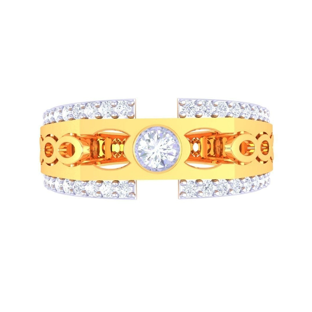 Lorelei Diamond Mens Ring