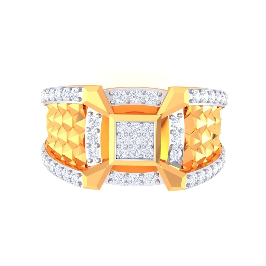 Camilla Diamond Mens Ring
