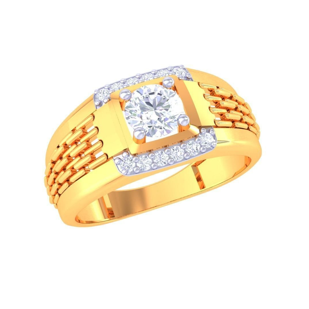 Mallory Diamond Mens Ring