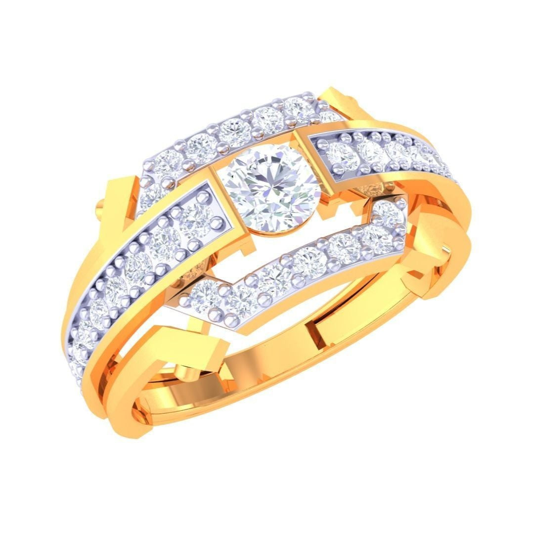 Vivian Diamond Mens Ring