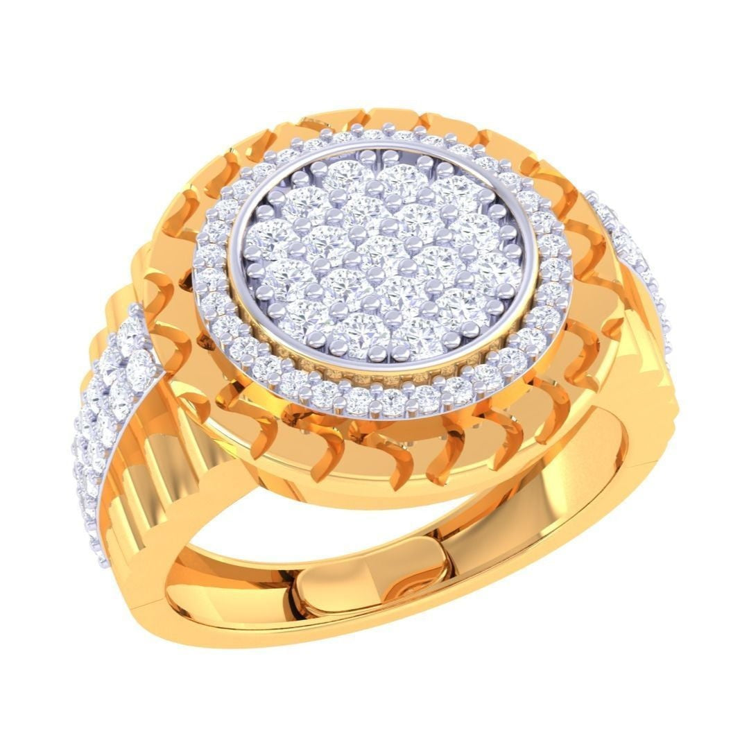 Cassandra Diamond Mens Ring