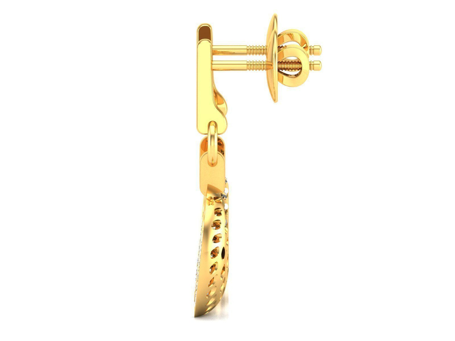 Omega Diamond Earring
