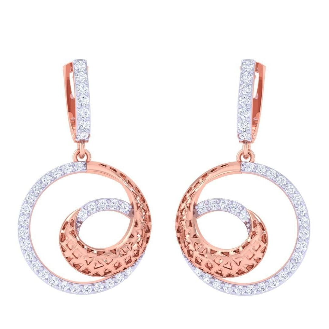 Alpha Diamond Earring